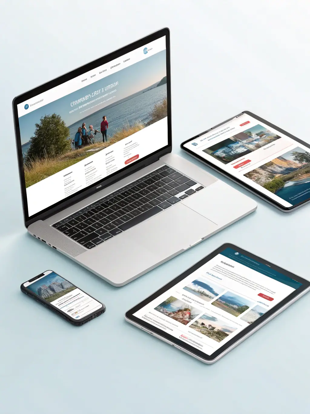 A modern, responsive website design showcasing a local Italian business, emphasizing user experience and mobile optimization.
